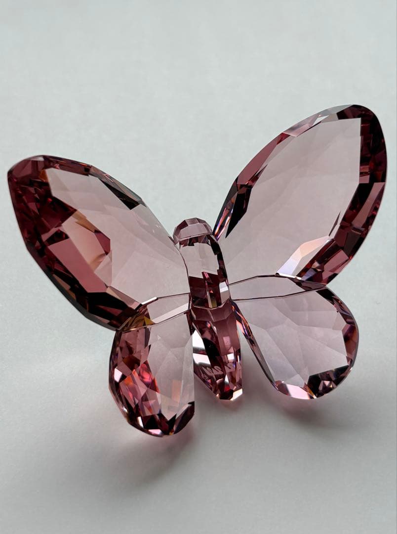 新品未使用 Swarovski スワロフスキー クリスタル バタフライ 蝶の置物