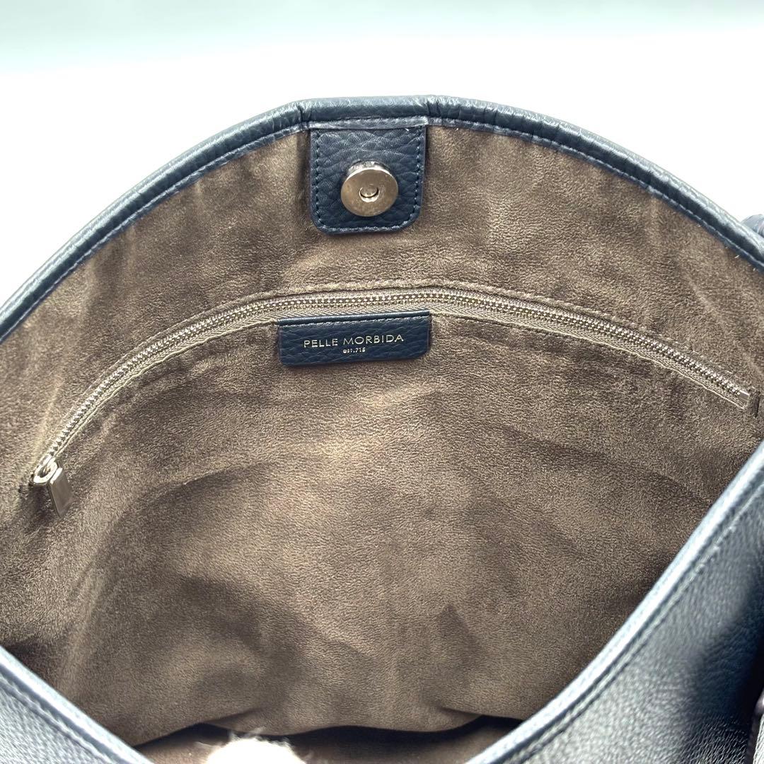 PELLE MORBIDA ペッレモルビダ　ショルダーバッグ　エディターズバッグ