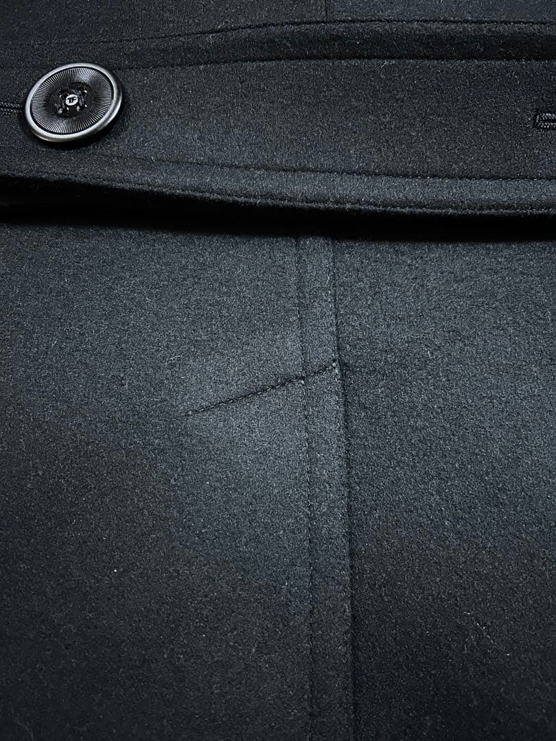 TOM FORD トムフォード ピーコート ウールカシミア ブラック サイズ48