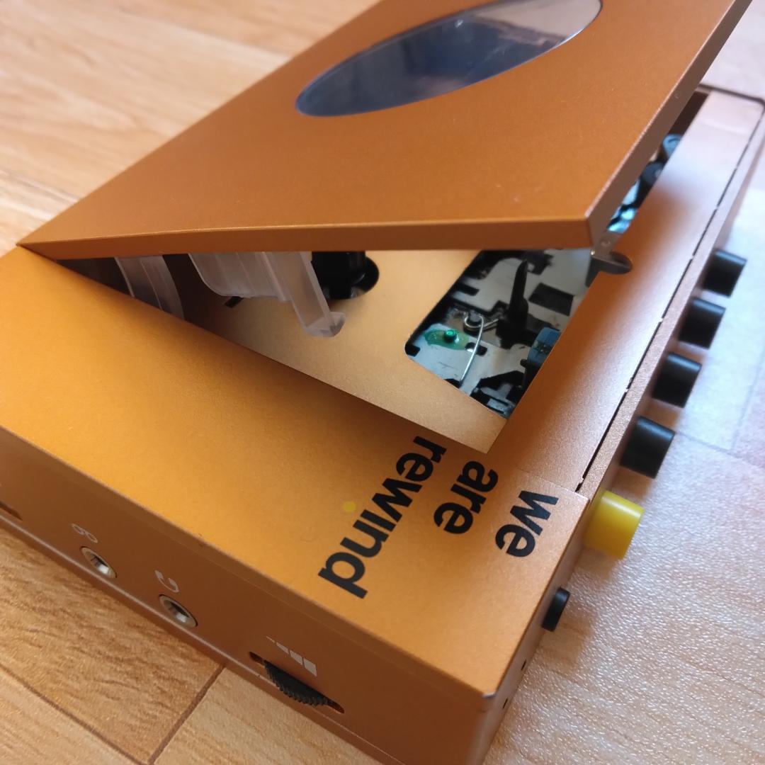 【難あり】we are rewind WE-001 カセットプレーヤー オレンジ