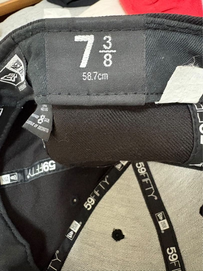 Supreme ブラック 7 3/8