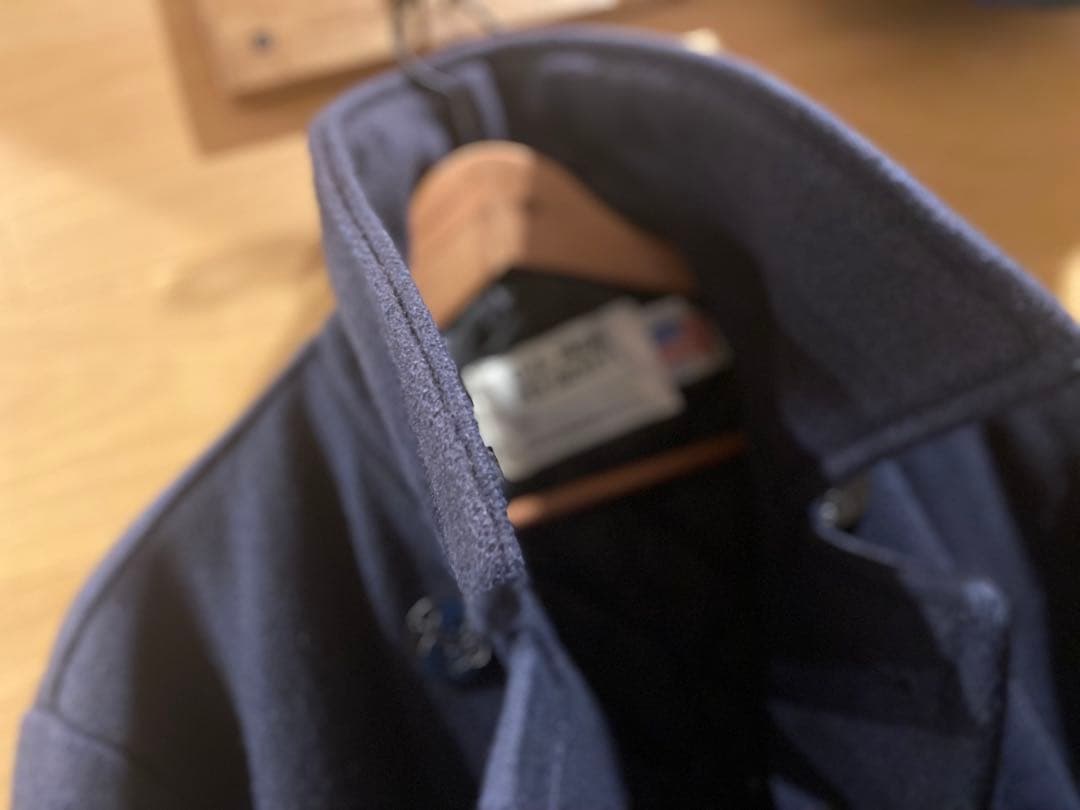 Schottショット　ピーコート　ネイビー　Ｌ