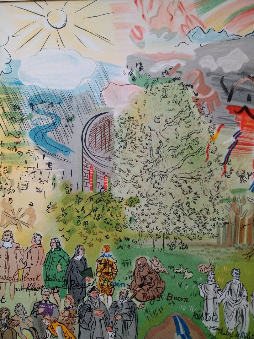 ABCラウル・デュフィのリトグラフ　電気の精の物語　本物保証