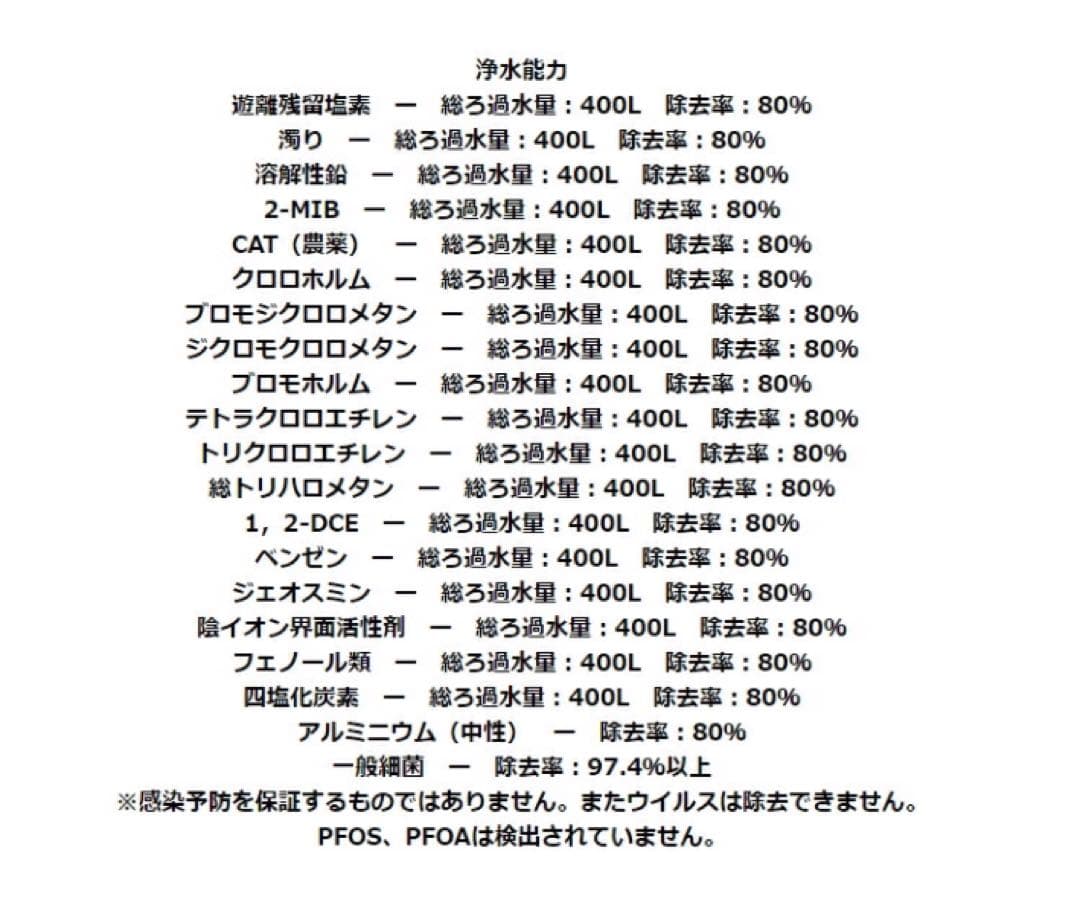 【新品未開封】ポット型浄水器　Miz-U 専用カートリッジ２個付