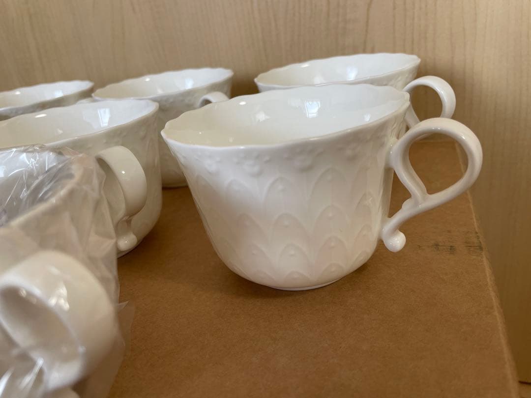 NARUMI ボーンチャイナ　スープカップ　8個セット　新品＆使用品