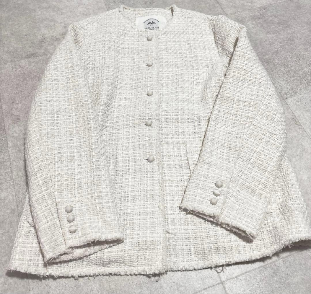 ピュアルセシンノーカラージャケット