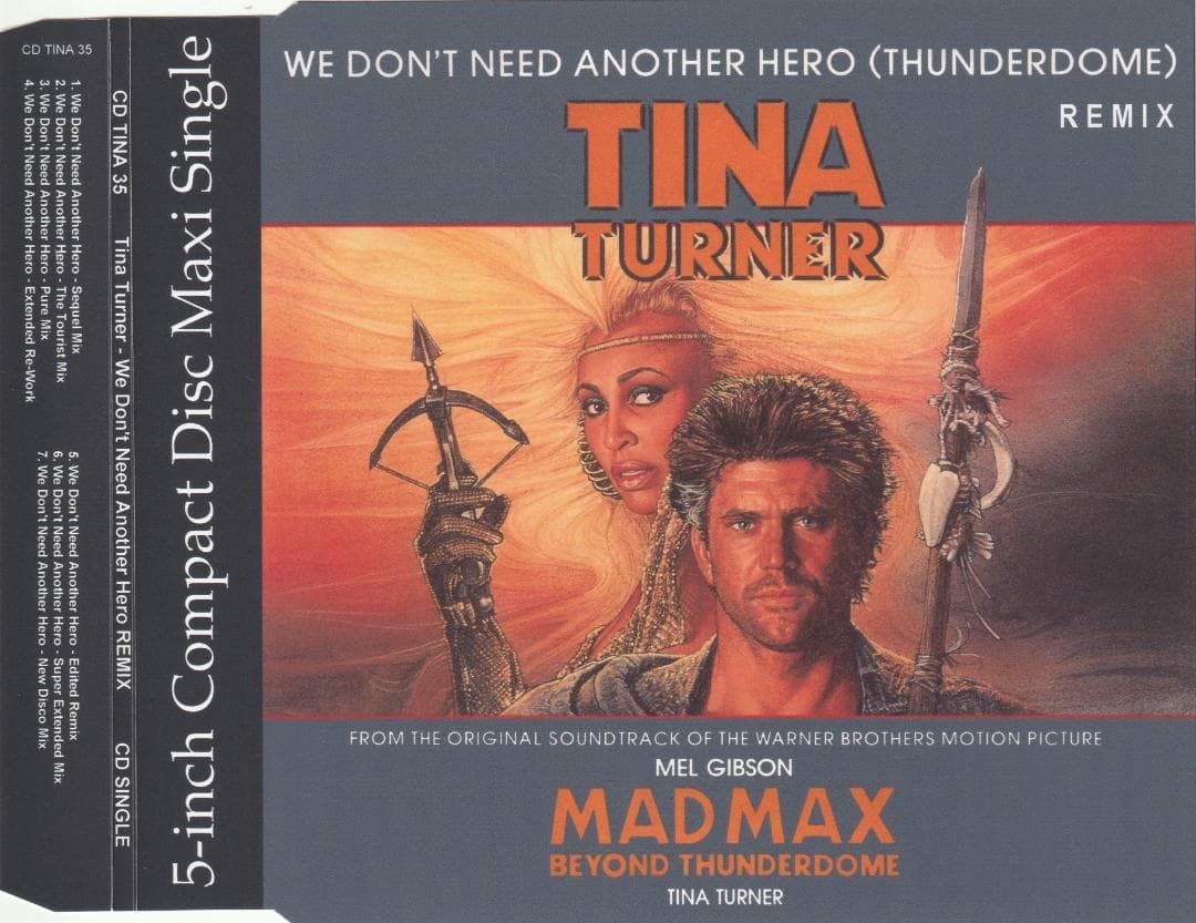 Tina Turner　孤独のヒーロー REMIX　リミックス集 CD