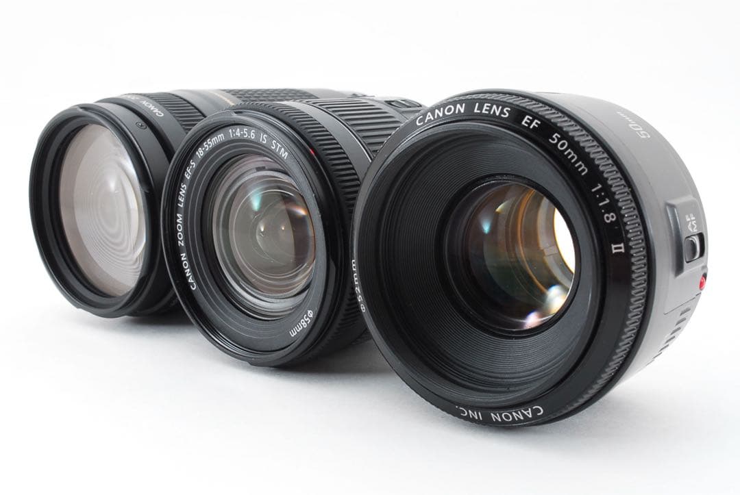 Canon EOS 90D 標準&望遠&単焦点トリプルレンズセット