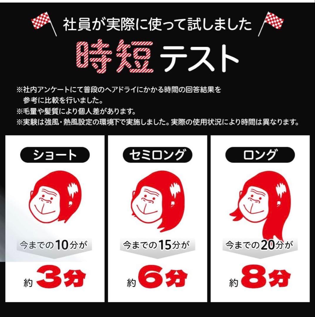 ゴリラのひとふきドライヤー