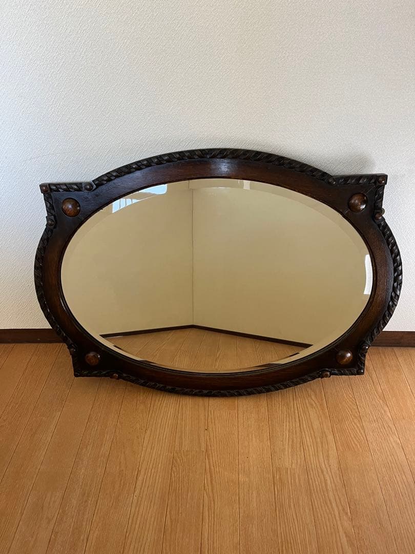 イギリスアンティーク 英国  ウォールミラー 鏡 壁掛け