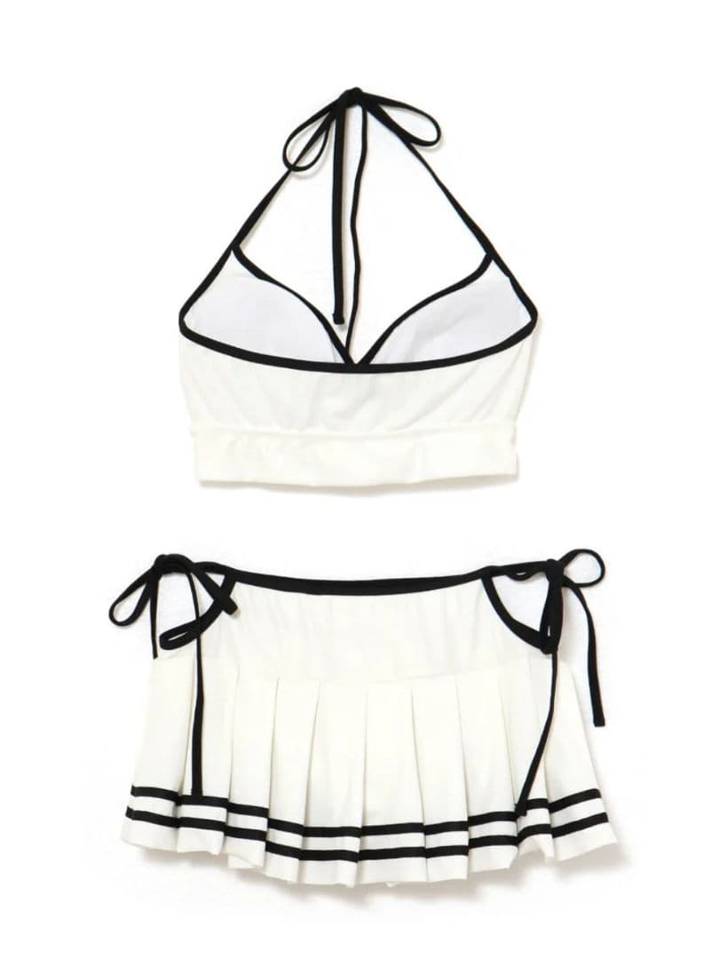 Coco pleats swimwear【white】