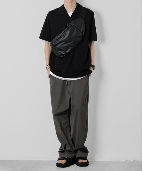 靴 ATTACHMENT 24SS CARF LEATHER SANDAL / 42