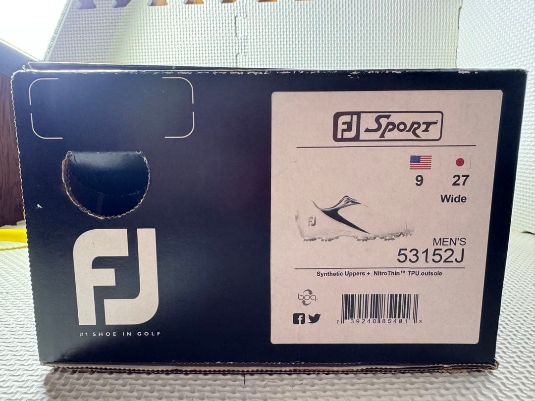 ☆新品・未使用☆ FOOTJOY BOA ゴルフシューズ ホワイト/ブラック