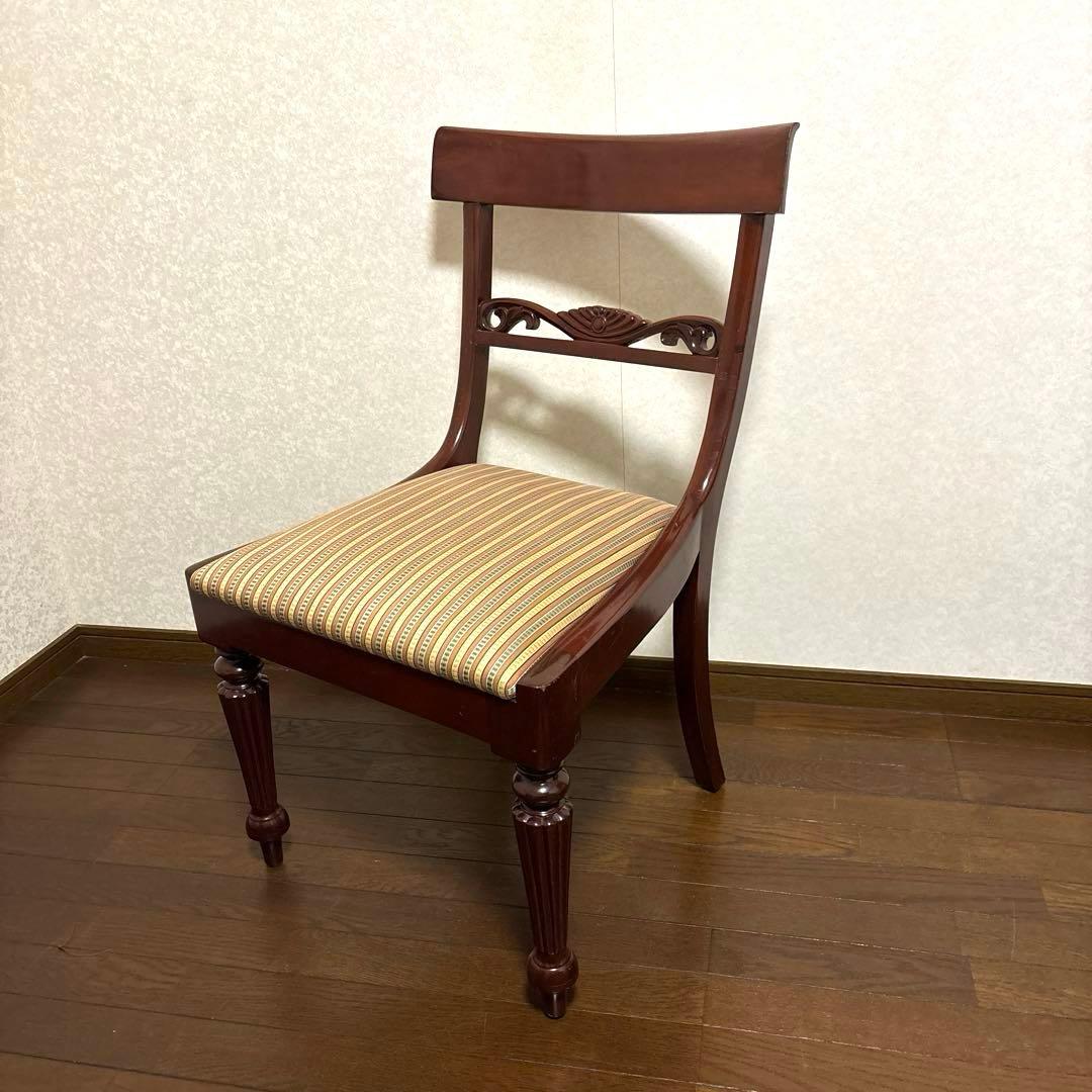 【良品】イギリス ヴィンテージ マホガニー ダイニングチェア