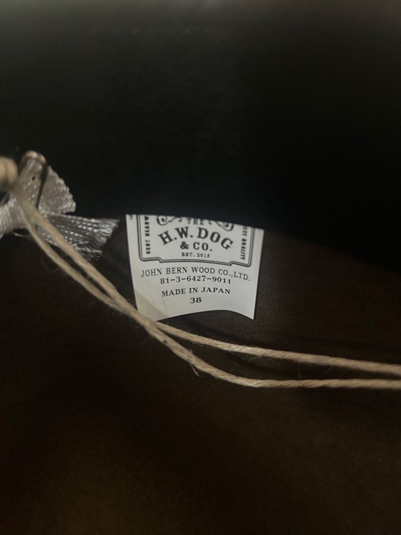 THE H.W.DOG&CO. FRONT-H ハット サイズ38