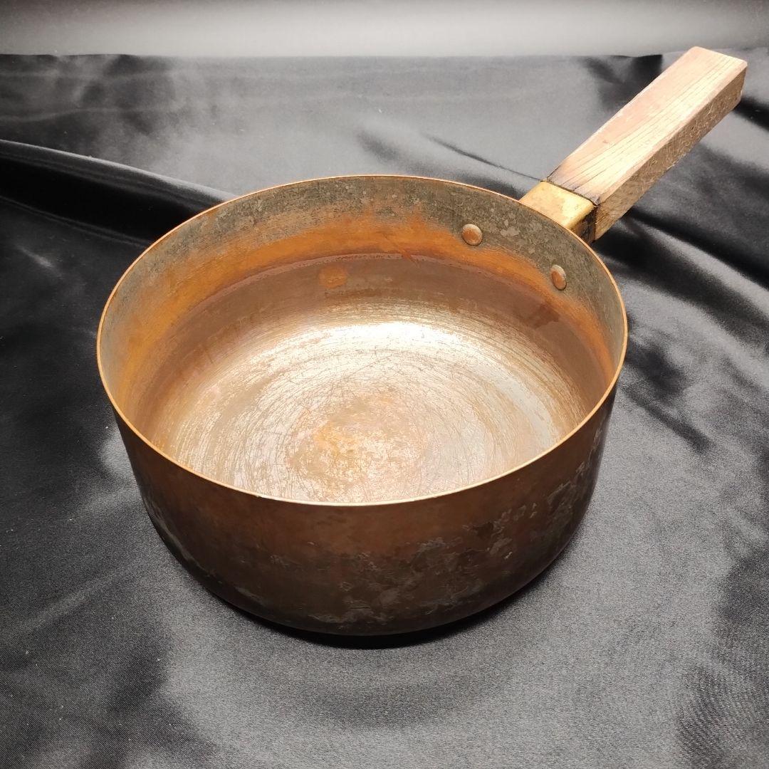 銅製　片手鍋