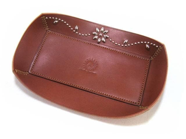 栃木レザー 小物入れトレー キャッシュトレー インテリアトレイ 本革