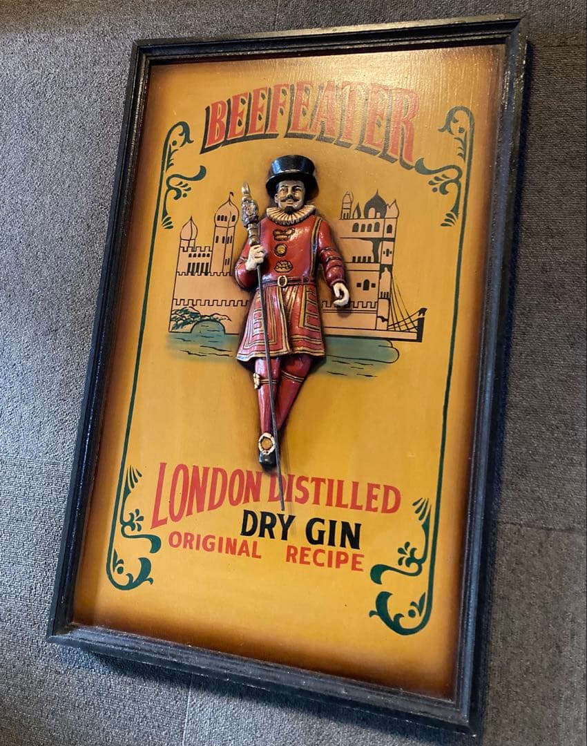 アンティーク 木製 看板 レトロ イギリス 額縁 フレーム 雑貨 バー ガレージ