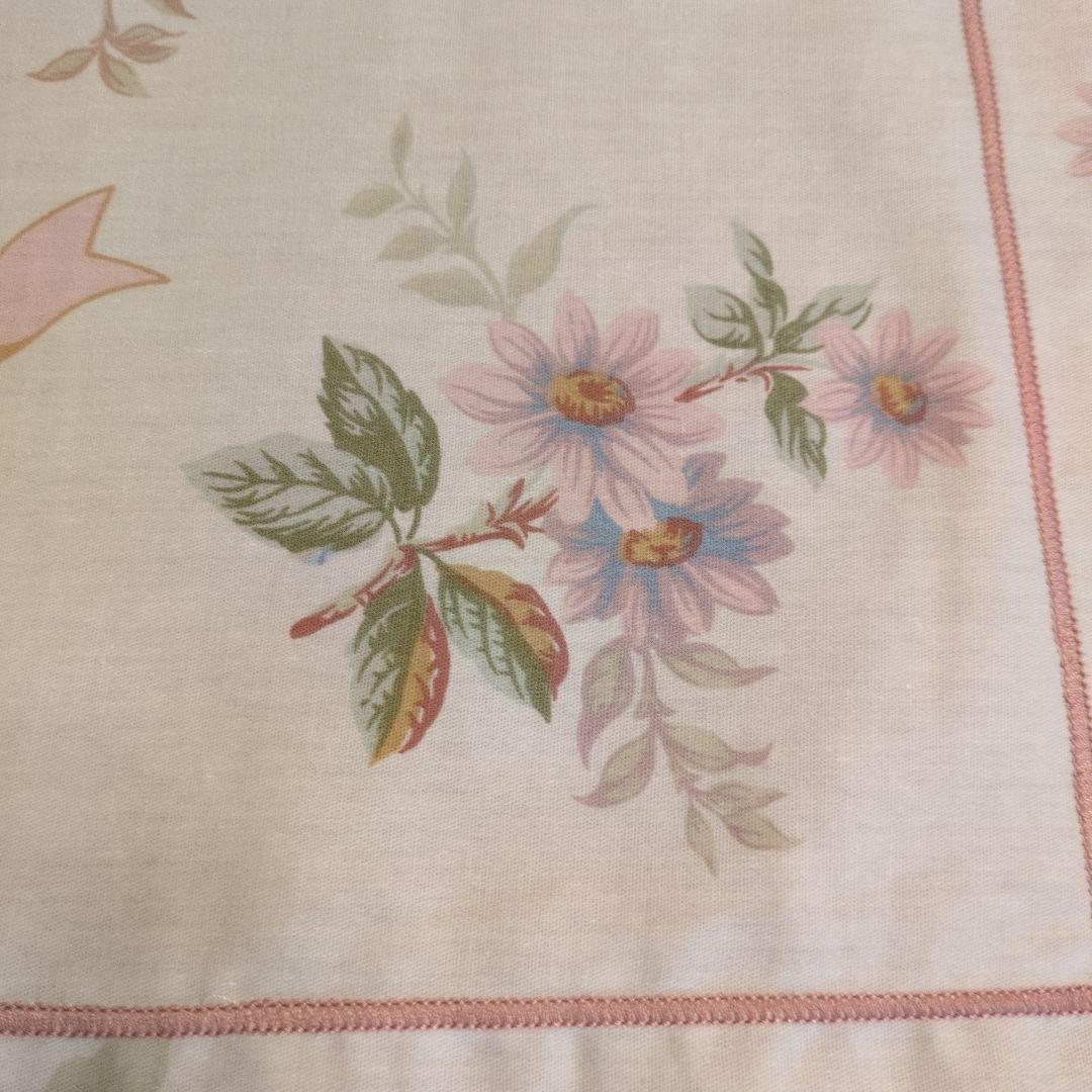 新品★秋薔薇アネモネマーガレット綿100%シングル掛け布団カバー1枚枕カバー2枚