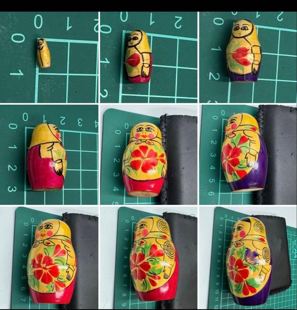 出品終了‼️ソビエト　アンティーク　セミョーノフ社、巨大なマトリョーシカ　14組