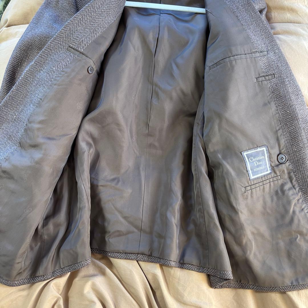 クリスチャンディオール　 ウール 100％ 上下 セットアップ 　ダブルボタン
