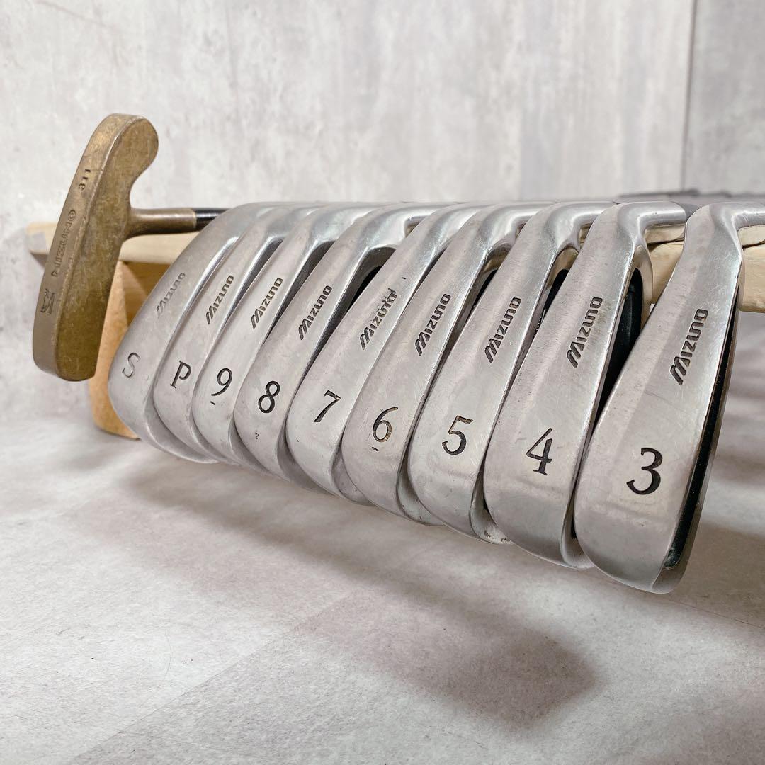 T104 ミズノ ゴルフクラブ メンズ フルセット 黒 初心者 入門 ビギナー