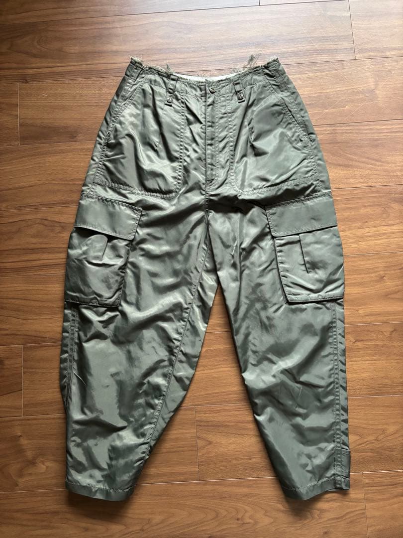 etre tokyo ベルテッドヘムカーゴパンツ