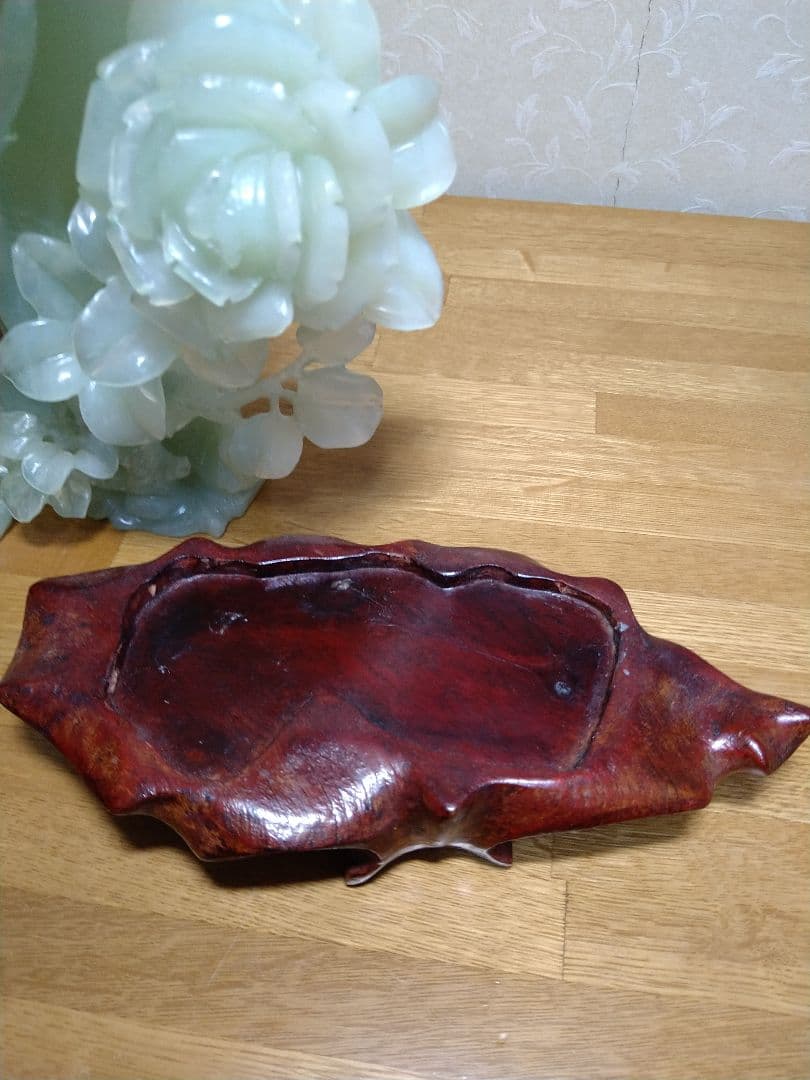 中国翡翠　軟玉　岫玉　香炉　彫刻