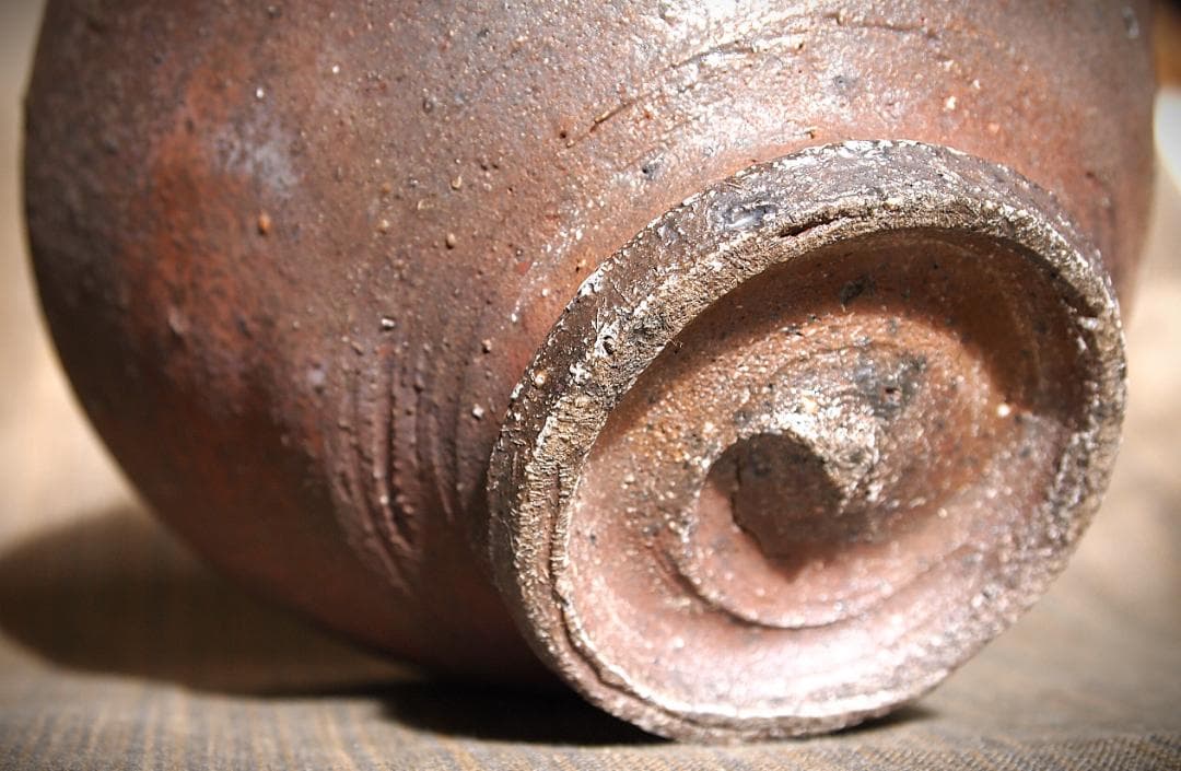 人気作家★加地学【師：森岡成好】★窯変焼き締め丼鉢A