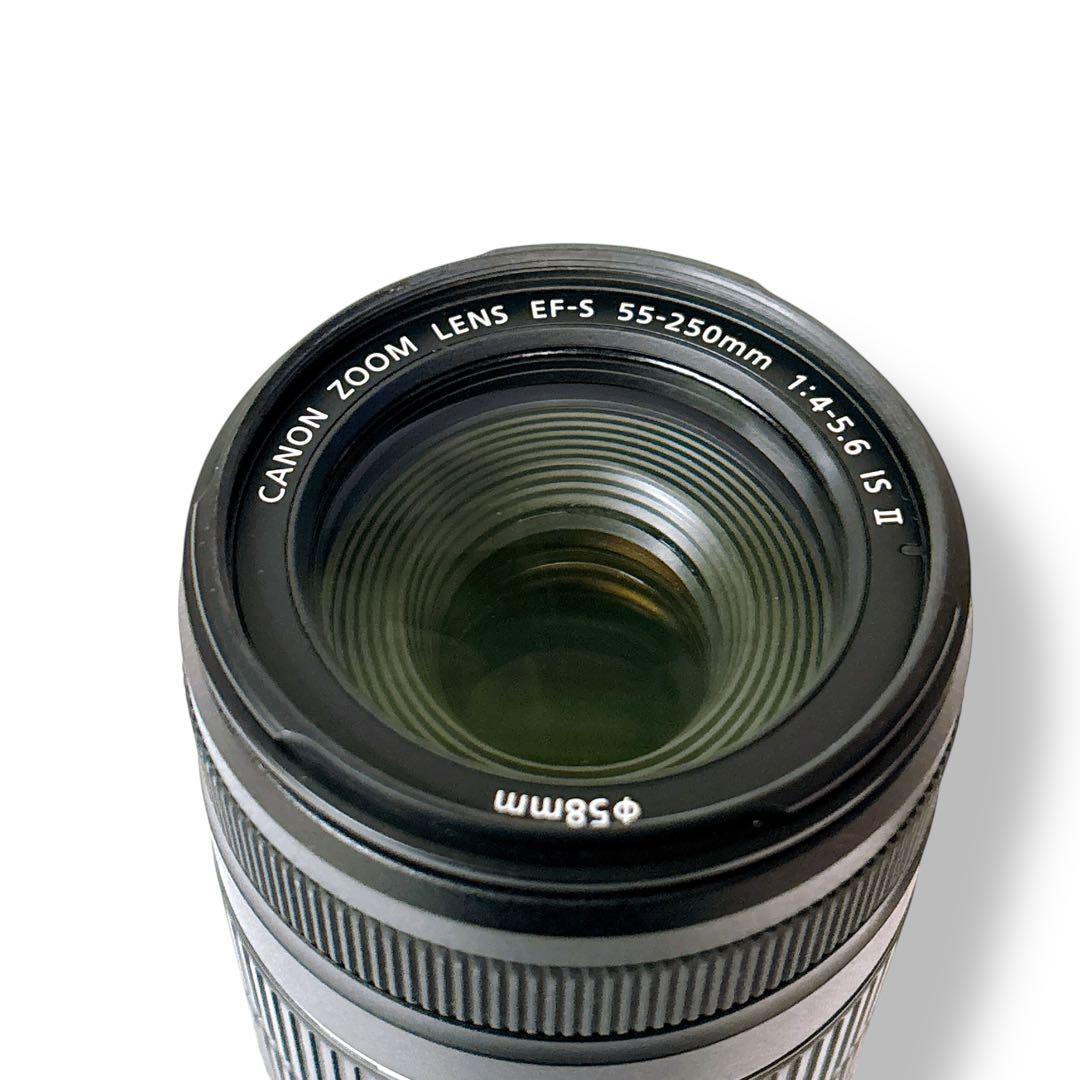 【美品】Canon EF-S 55-250mm F4-5.6 ISⅡ 望遠レンズ