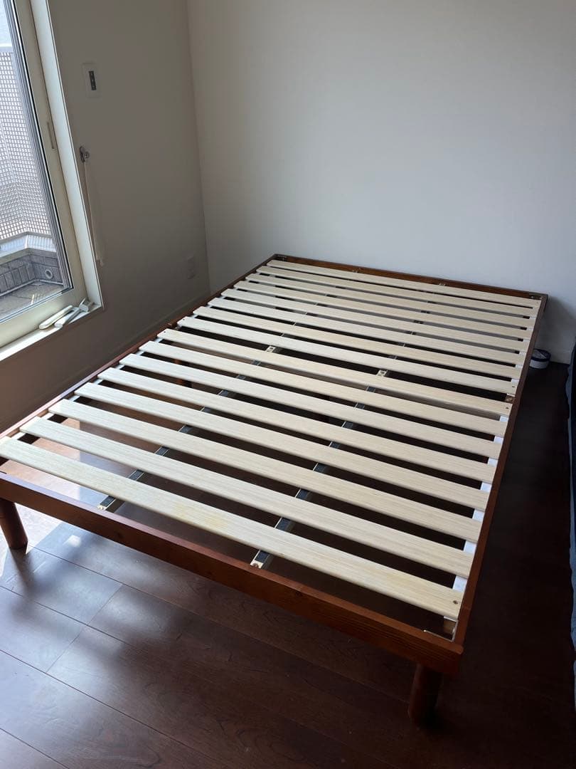 《Pan.psychic》ダブルベッド3段階高さ調節 〔11719164〕