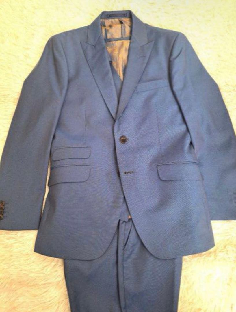 最終値下げ❗️Orobianco　スリーピース　セットアップスーツ　ネイビー