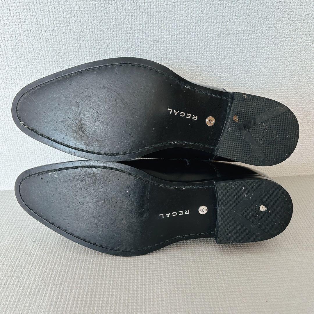 未使用級✨️REGAL 25 a 811R ストレートチップ オックスフォード 黒