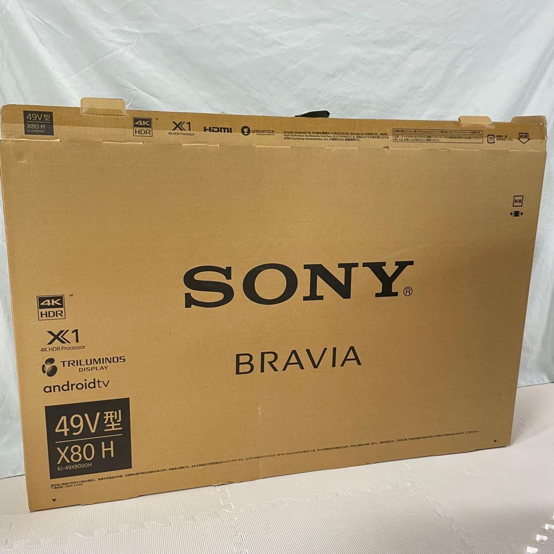 SONY BRAVIA 49インチ 4K 液晶テレビ KJ-49X8000H