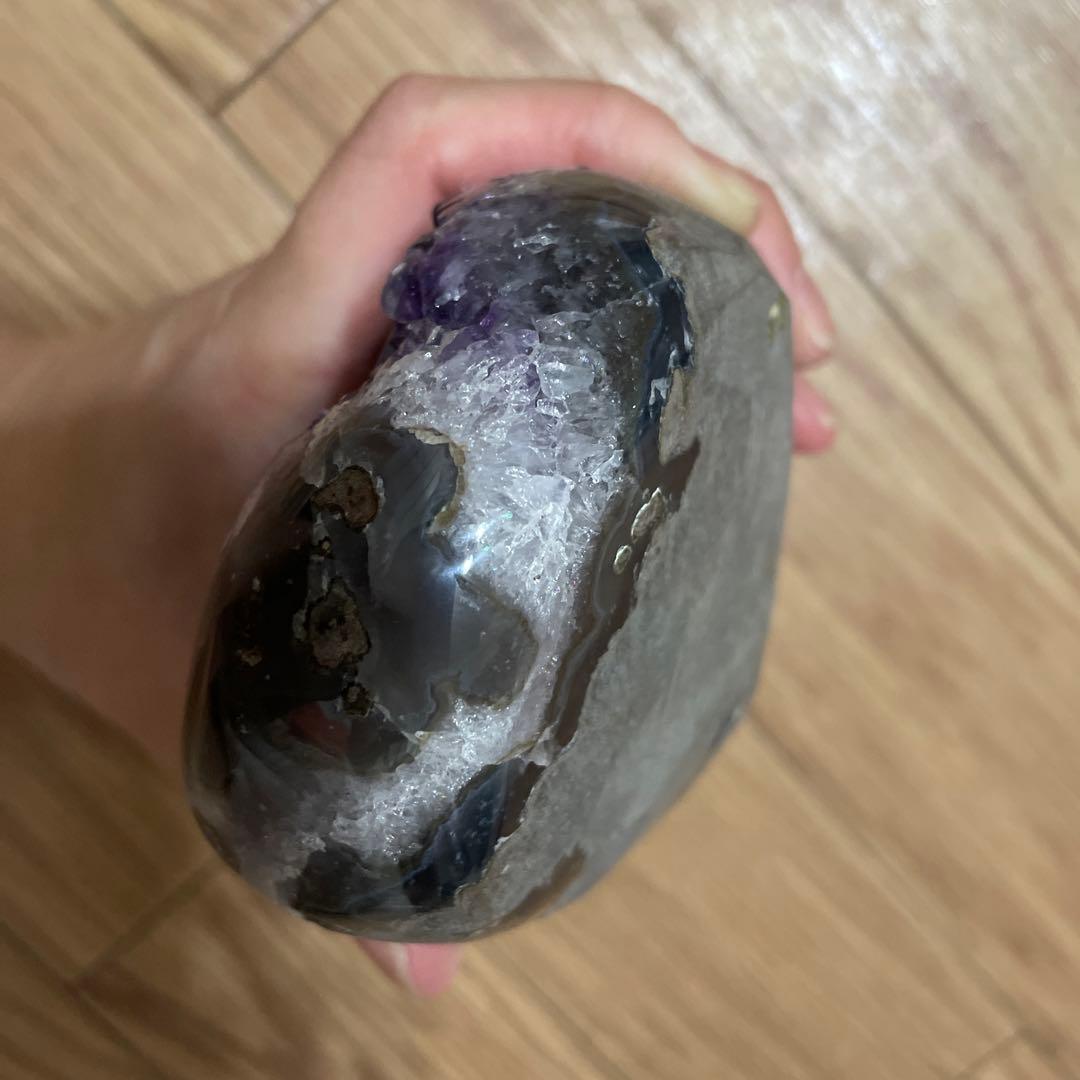 アメジストドーム　台座付き　値下げ