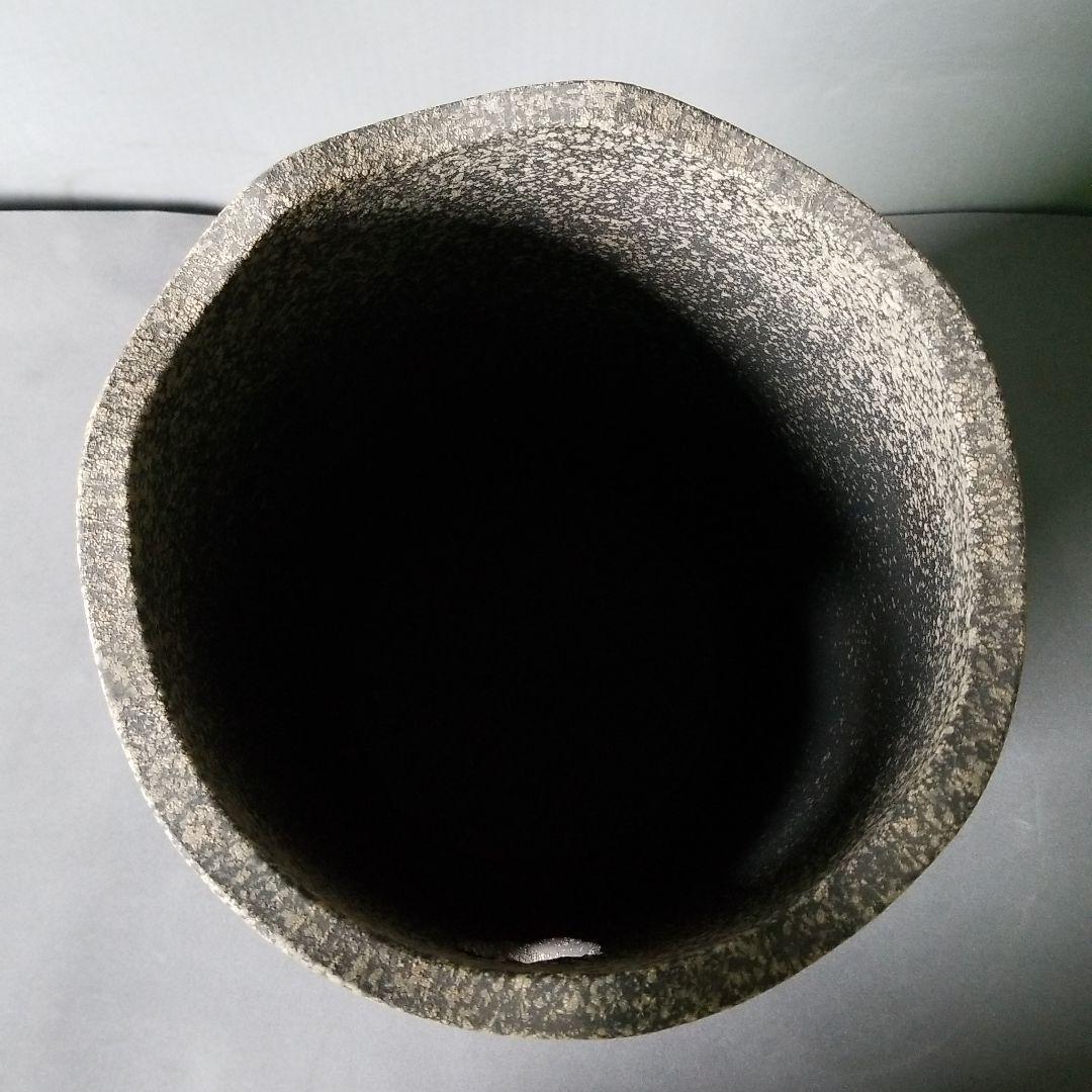 信楽焼　傘立て 柚子肌 高さ４７cm
