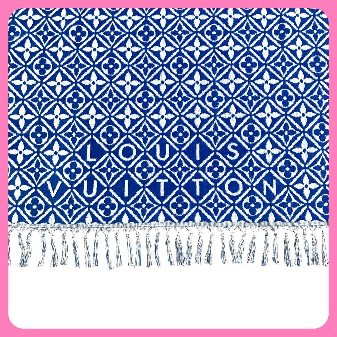 ルイヴィトン カープ プラージュ モノグラム フラワータイル タオル地 ビーチ