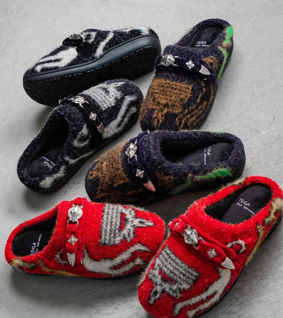 靴 Knit Slip-On TOGA x SUBU