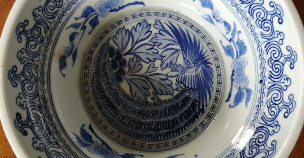 古伊万里　亀山風菓子鉢