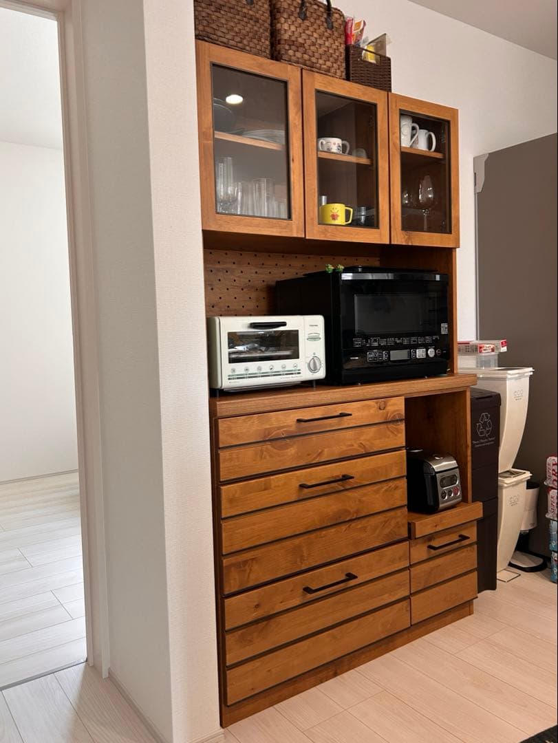 【開梱設置】Re:CENO リセノ LINA 105キッチンボード　上部