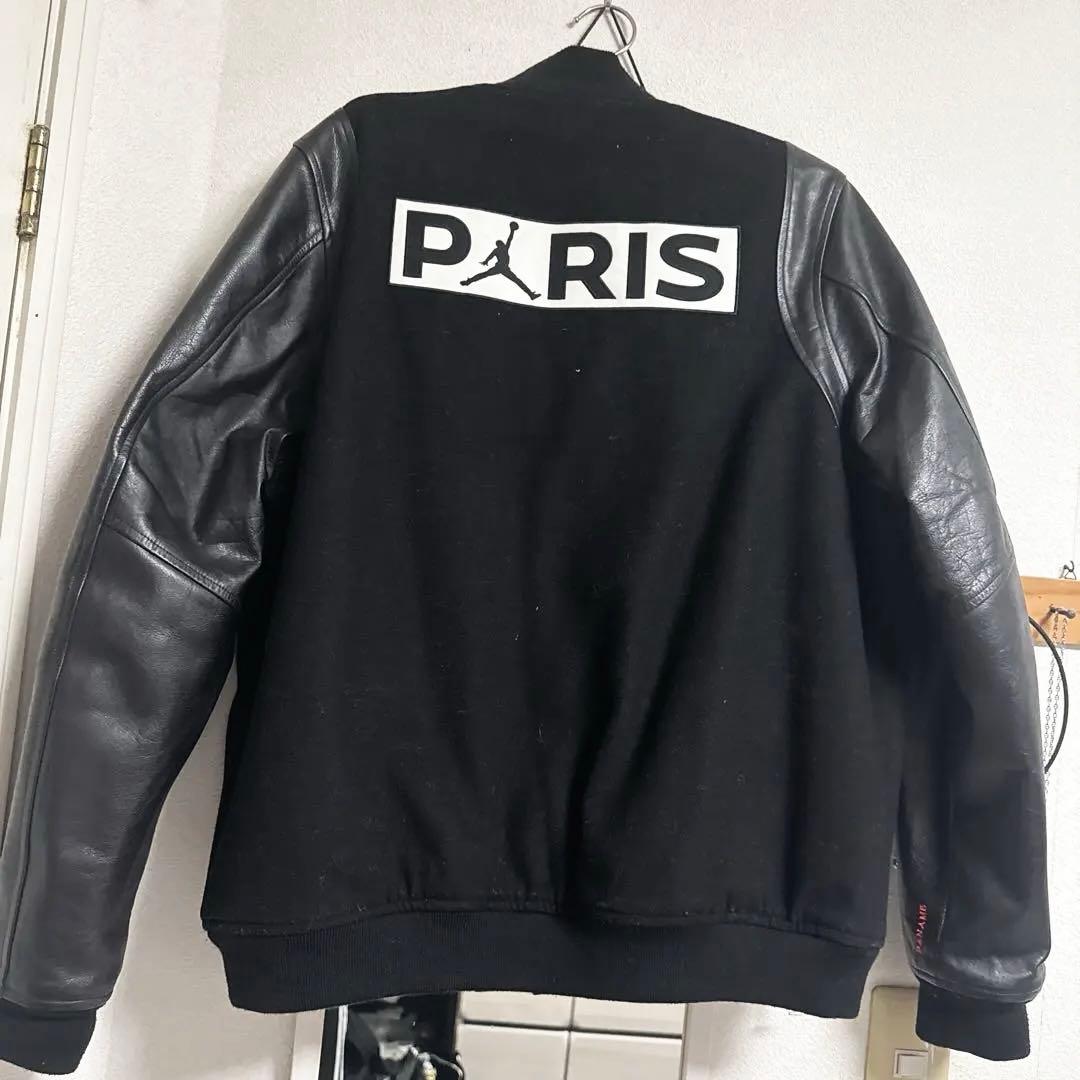 ナイキ ジョーダン× パリ・サンジェルマン バーシティジャケット スタジャン