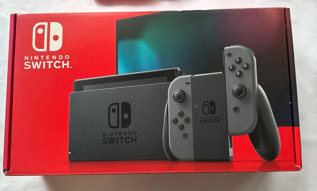 【箱付き】【美品】 Nintendo Switch グレー 本体