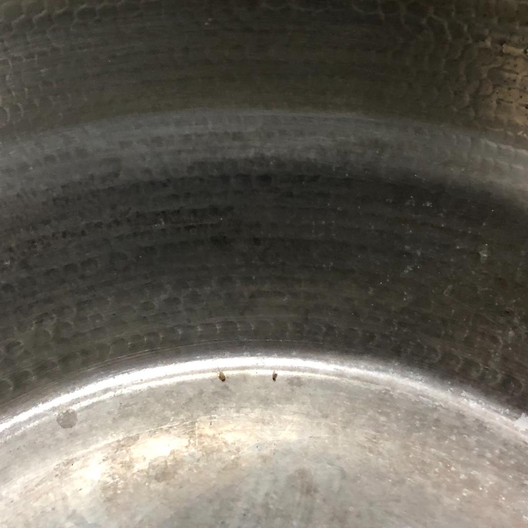 胴　54㎝大型鍋　打出料理鍋　錫引き