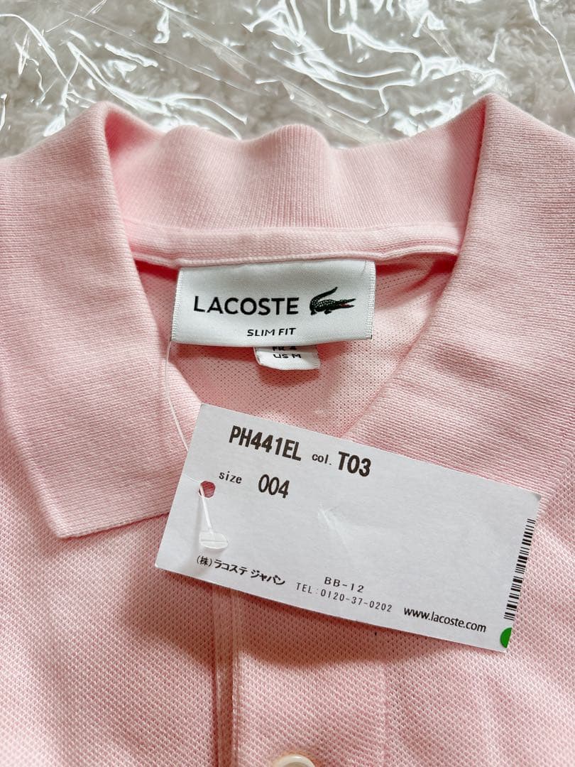 Lacoste ピンク ポロシャツ