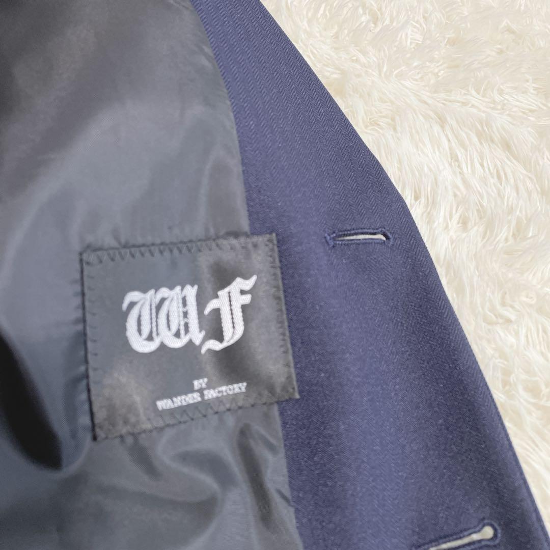 極美品　WF ワンダーファクトリー　スリーピース　スーツ　6点　170 ネイビー