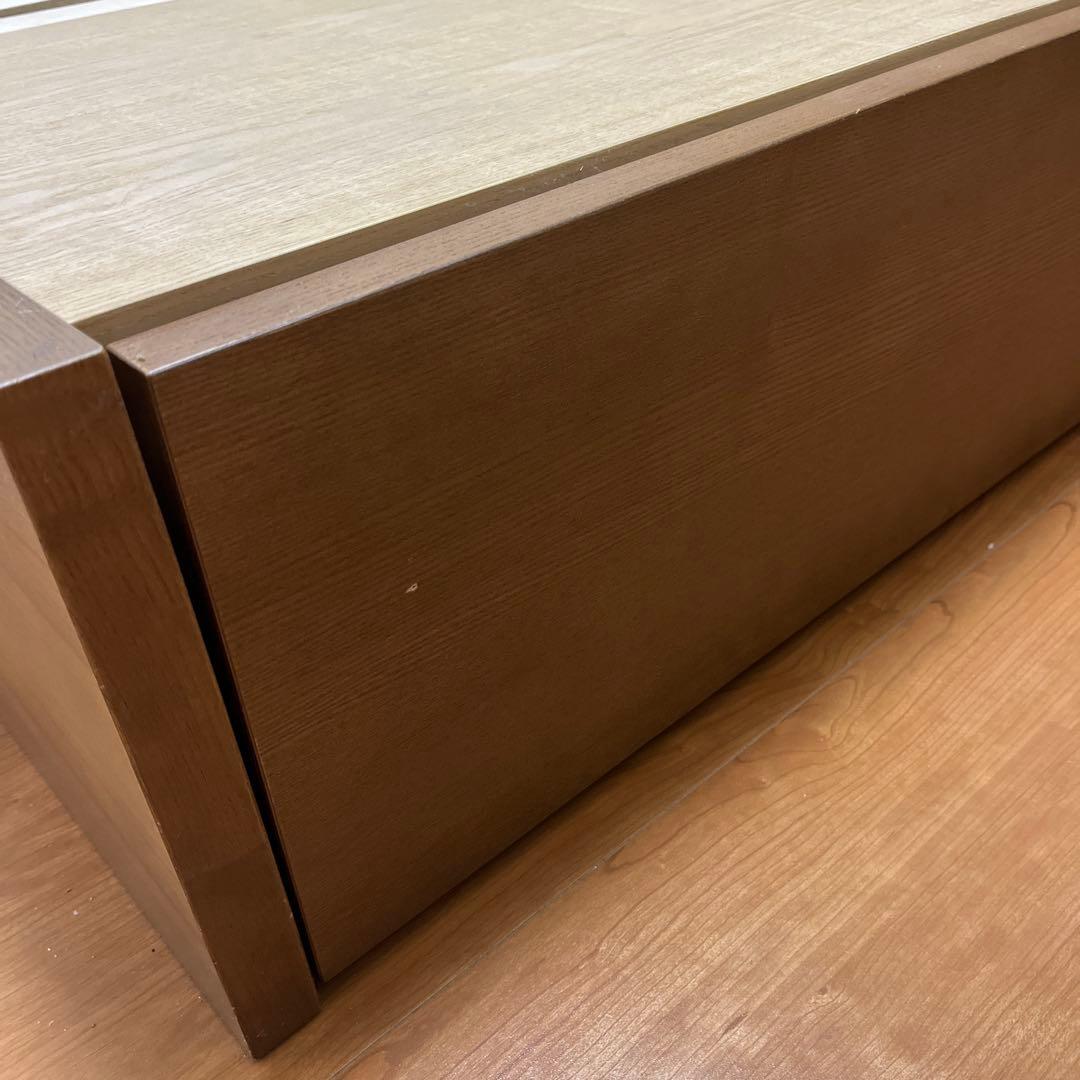 【直接引き取り】ニトリ ベッドフレーム ダブル コンセント付き 引き出し収納あり