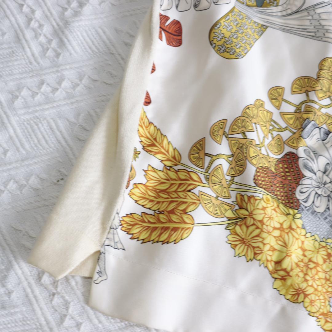 美品！エルメス　シルクレーヌ　ポロシャツ　XL　chapeau　Hermes