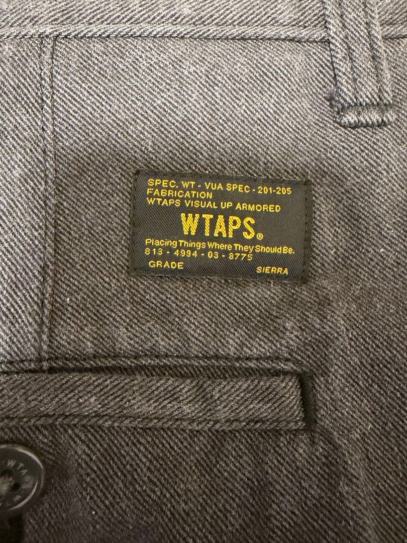 WTAPS ワークワイドチノパンツ ダークグレー