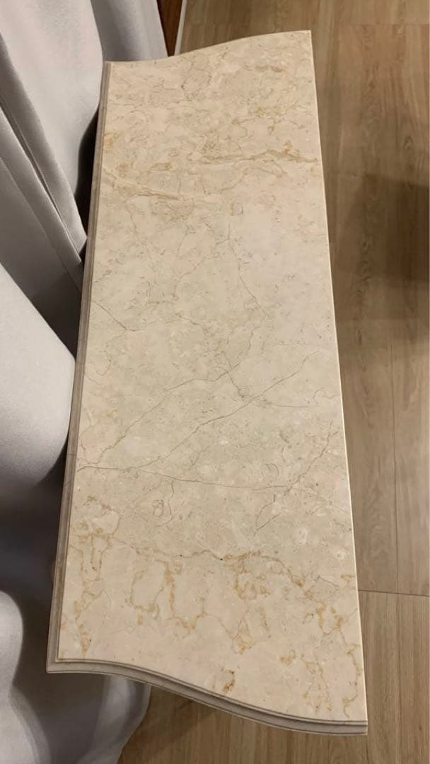 無垢マホガニー 天然大理石天板マーブルトップ棚 アンティーク