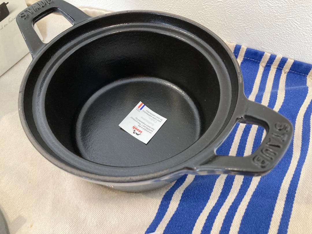 ストウブ　ヴィンテージココット　グレー　 vintage cocotte